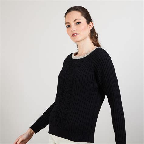 Pull en coton Noir 